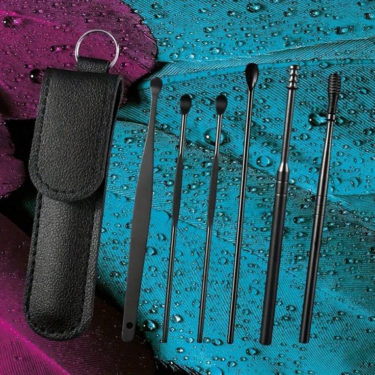 6PCS Stainless Steel Ear Pick Cleaning Tools